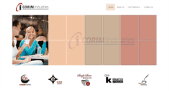 Desktop Screenshot of corimindustries.com
